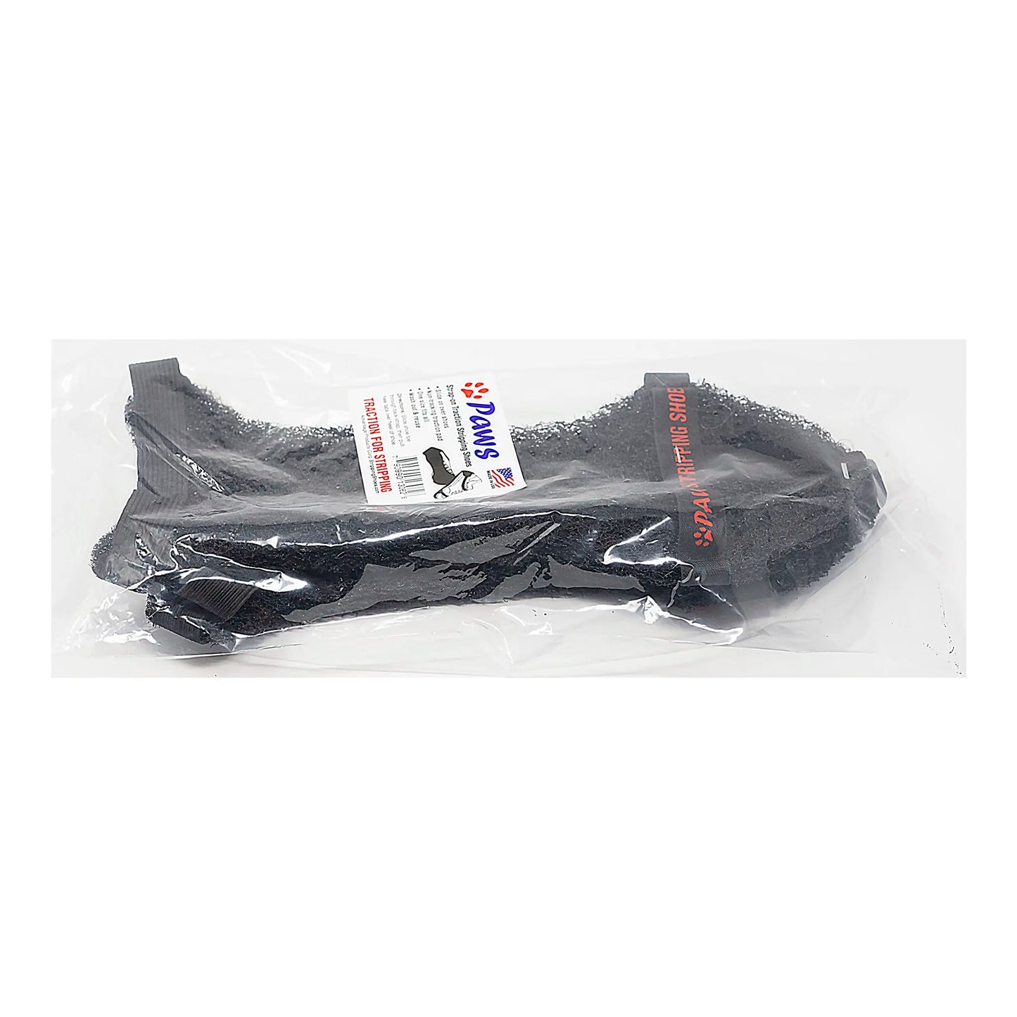 PAWS Black Traction Sole Stripping Shoe